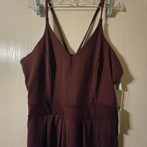 HALARA Burgundy Jumpsuit